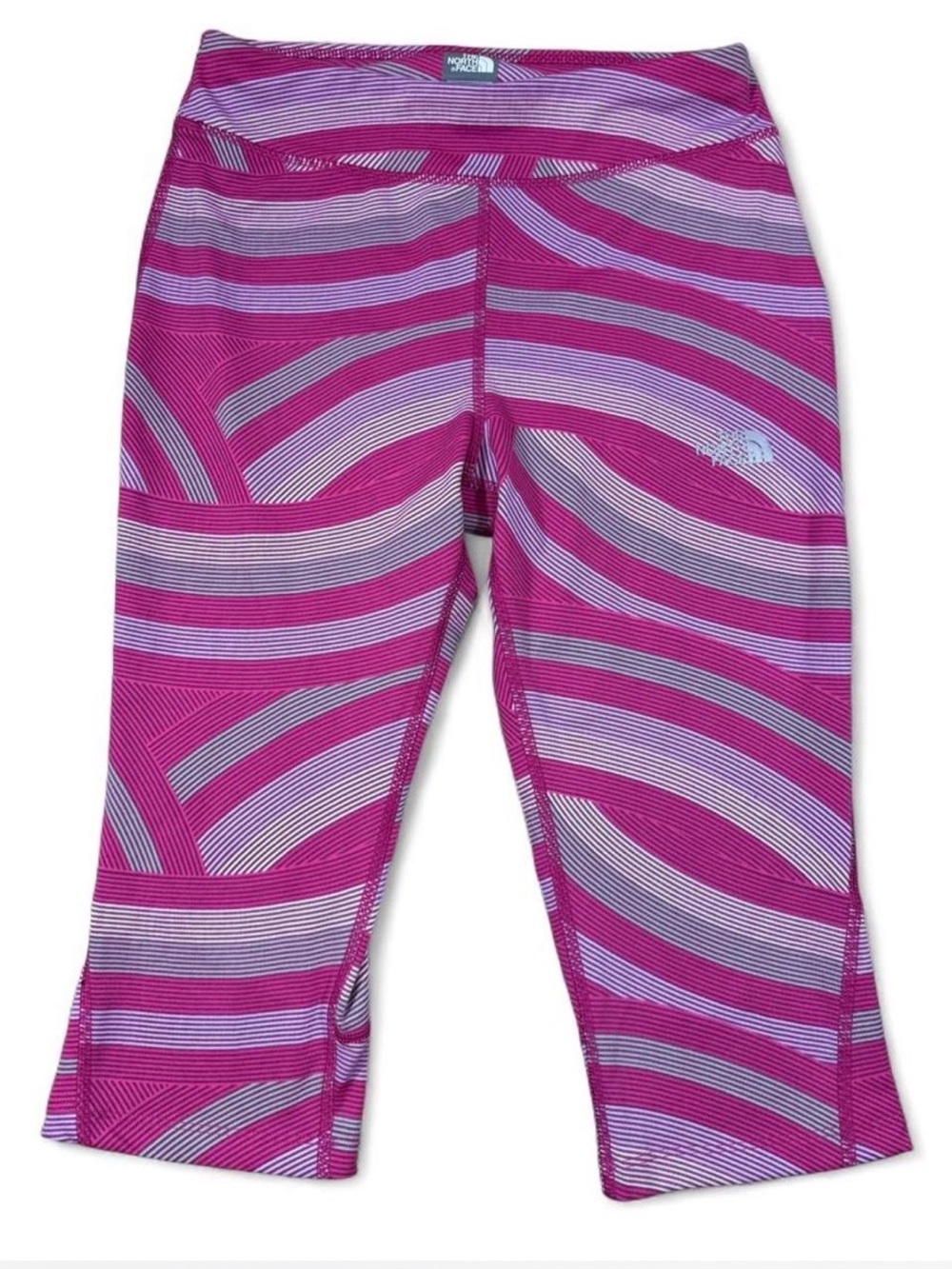 The North Face Girls L 14/16 Pink Geometric Capri Leggings Athletic